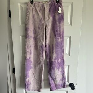 Free People Reese Pitched Straight Corduroy Pant